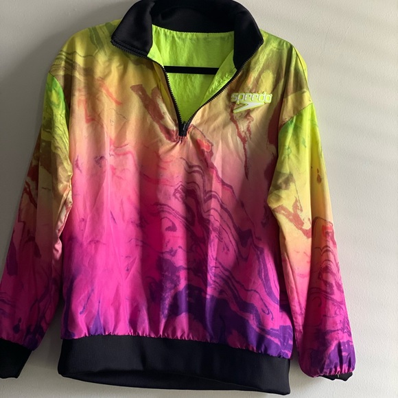 Speedo reversible popover windbreaker jacket - Picture 2 of 11